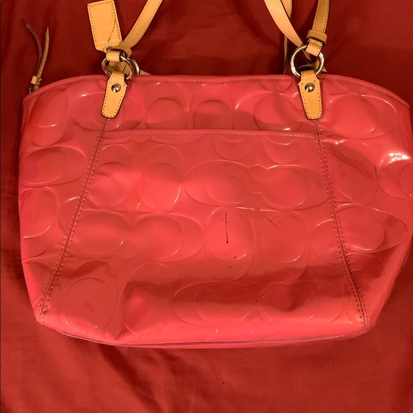 Authentic Pink Coach Purse - Picture 1 of 6